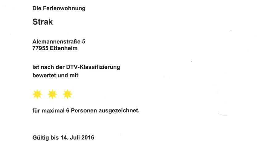 Ferienwohnung Strak Ettenheim Rum bild